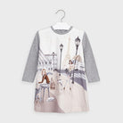 Vestito bambina Mayoral con stampa Parigi - ErreGiModaBimbo