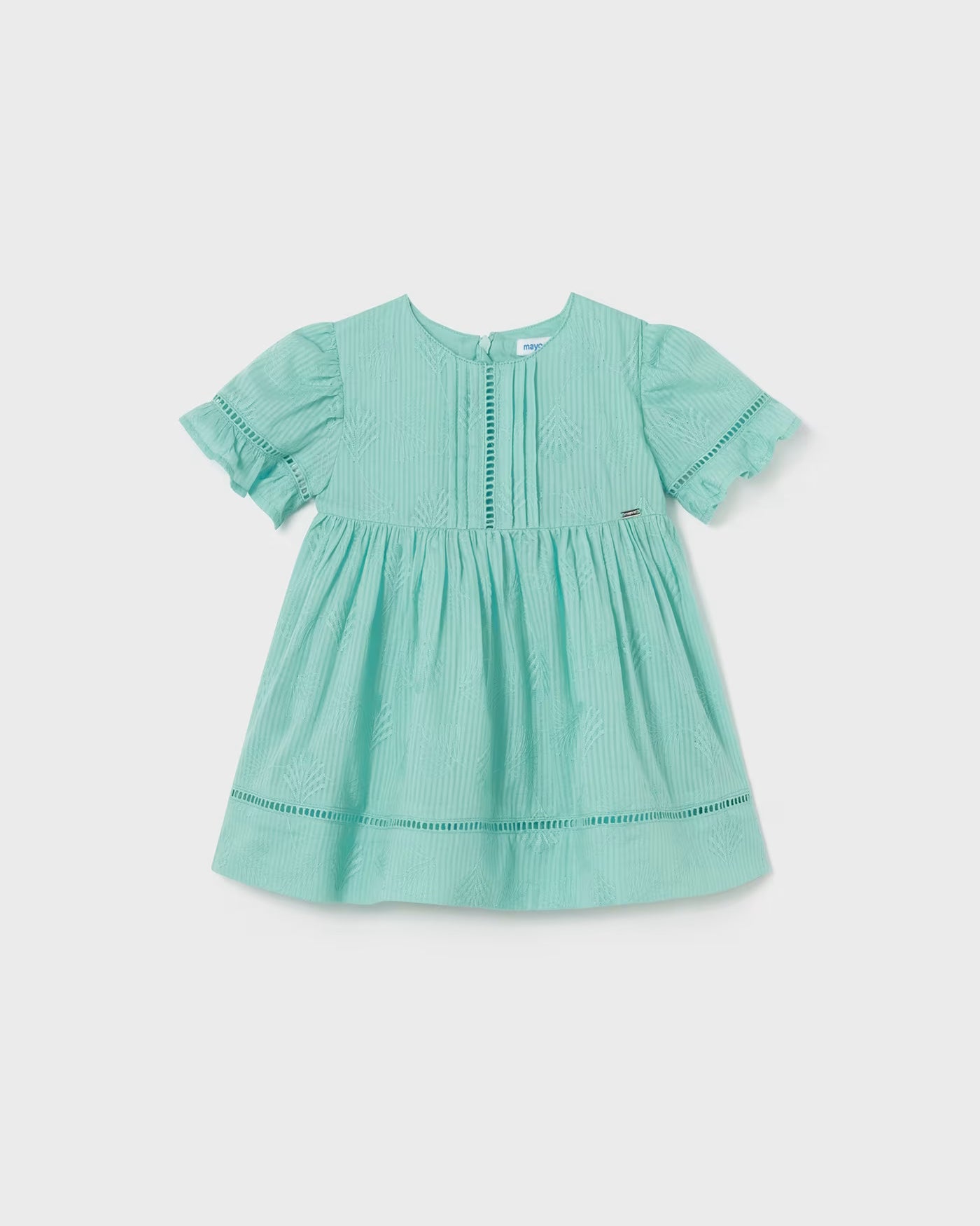 Vestito fresco cotone neonato Mayoral ricamato agata Mayoral Agata