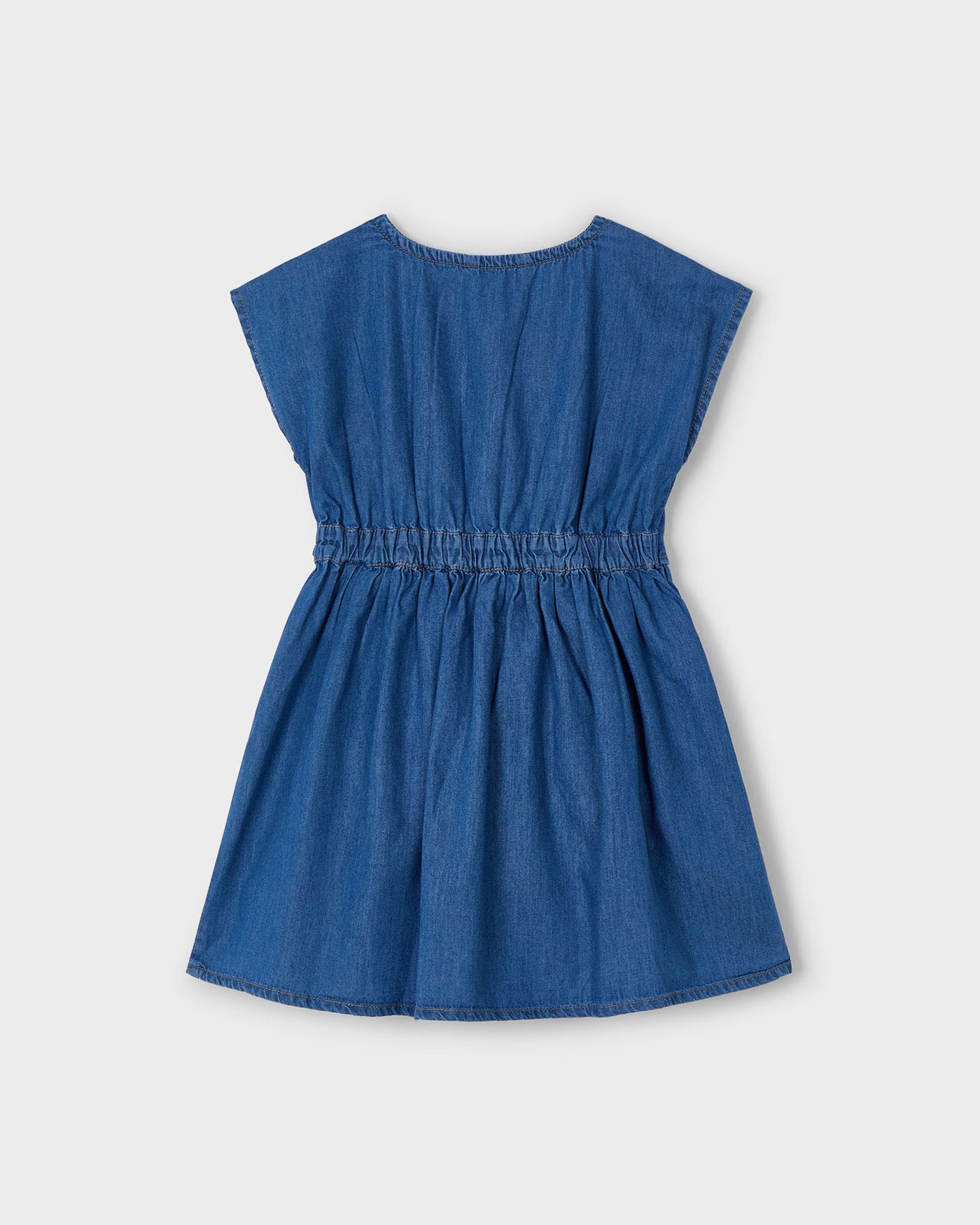 Vestito blu jeans bottoni bambina Mayoral Mayoral 2 Anni 92cm