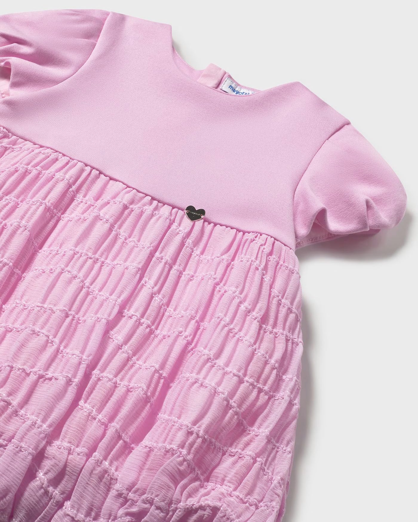 Vestito combinato neonata Mayoral rosa malva Mayoral Malva
