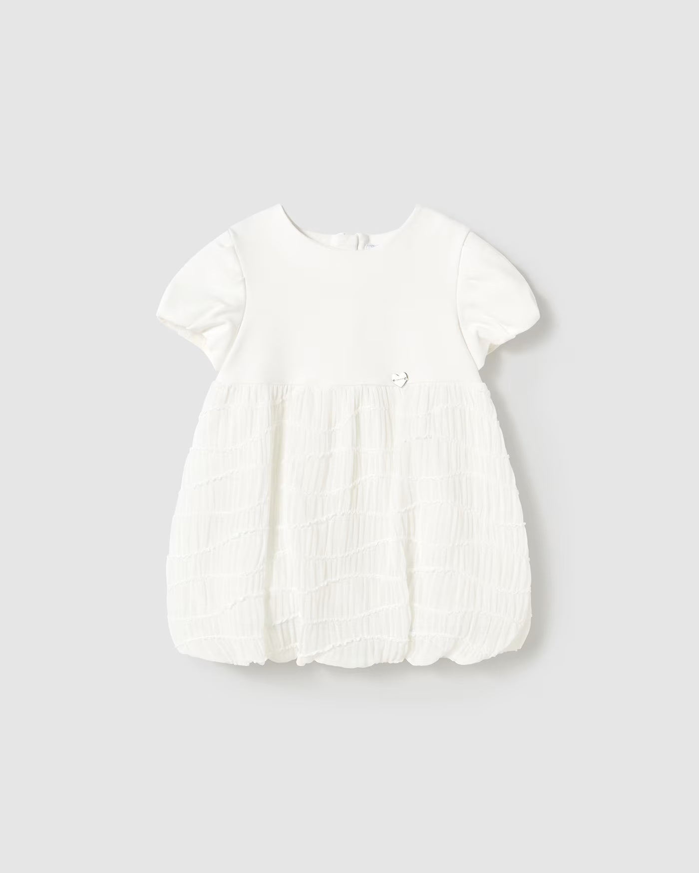 Vestito combinato neonata Mayoral panna Mayoral Panna