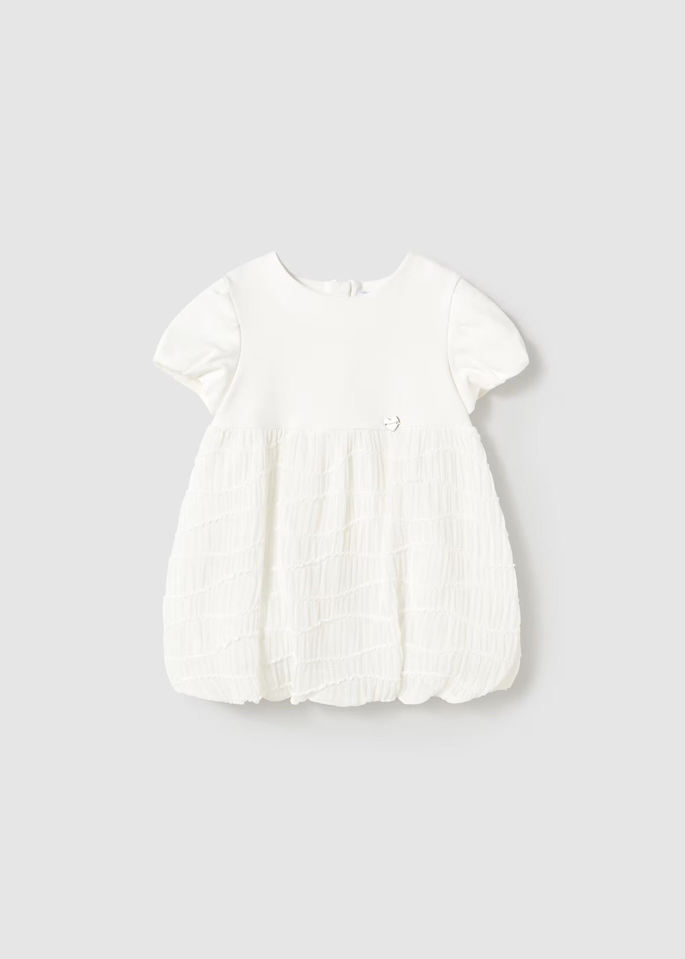 Vestito combinato neonata Mayoral panna Mayoral Panna