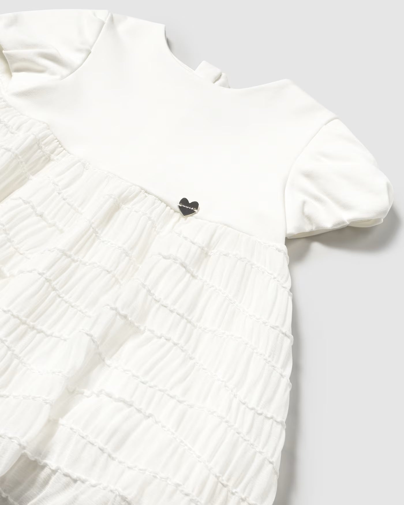 Vestito combinato neonata Mayoral panna Mayoral Panna