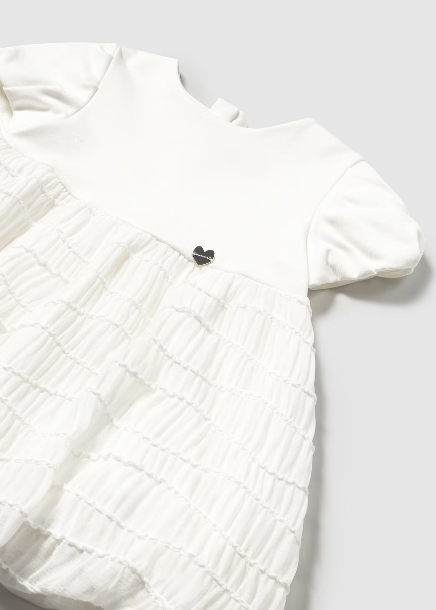 Vestito combinato neonata Mayoral panna Mayoral Panna