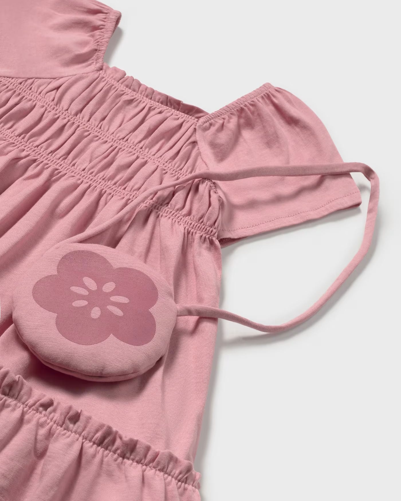 Vestito con borsetta neonata Mayoral rosato Mayoral Rosato