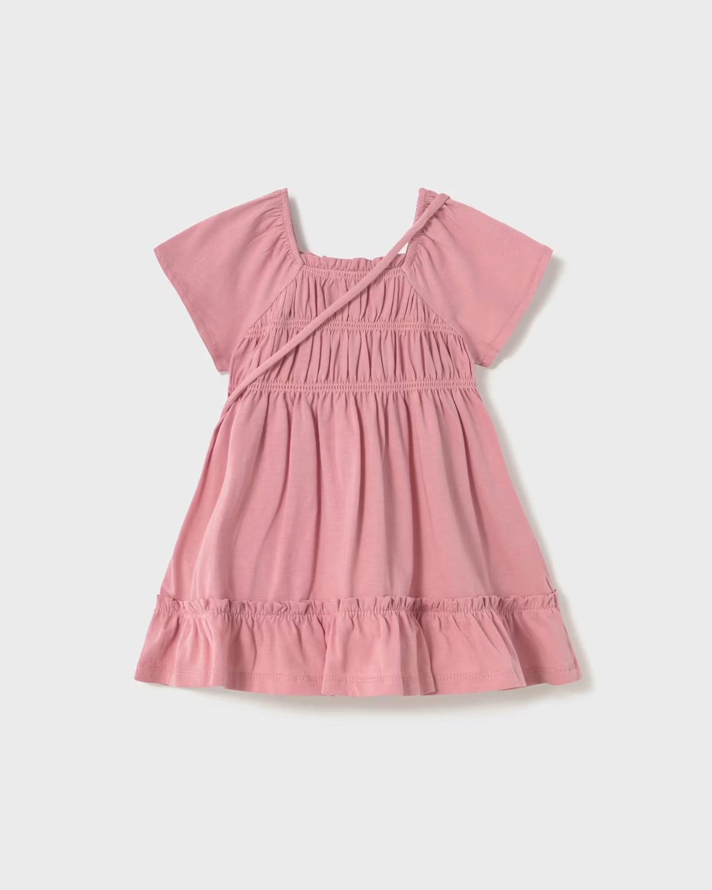 Vestito con borsetta neonata Mayoral rosato Mayoral Rosato