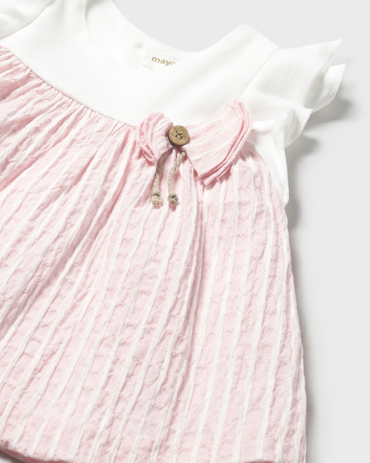 Vestito con copri pannolino combinato neonata Mayoral Newborn rosa Mayoral 0-1 Mesi 55cm