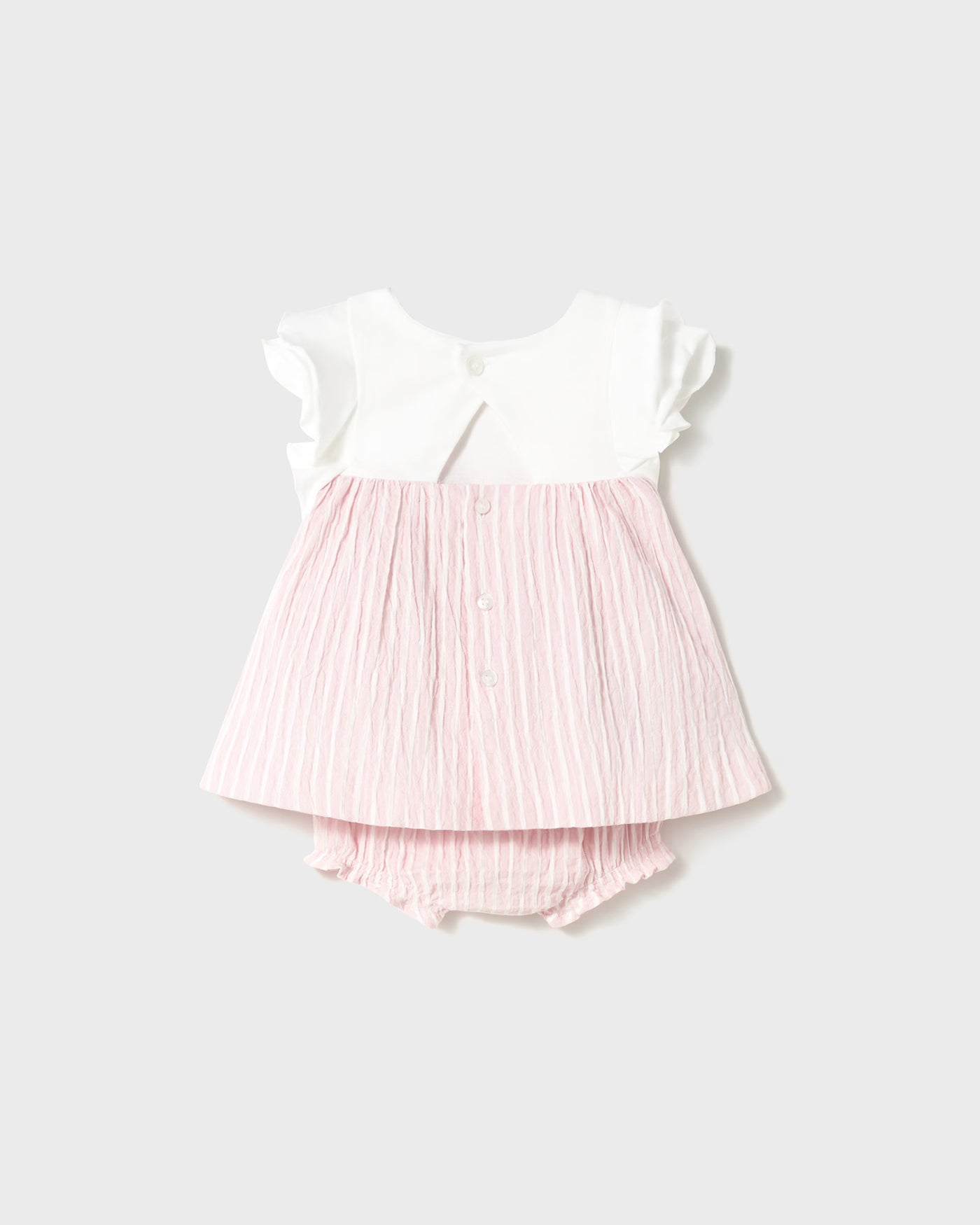 Vestito con copri pannolino combinato neonata Mayoral Newborn rosa Mayoral 0-1 Mesi 55cm