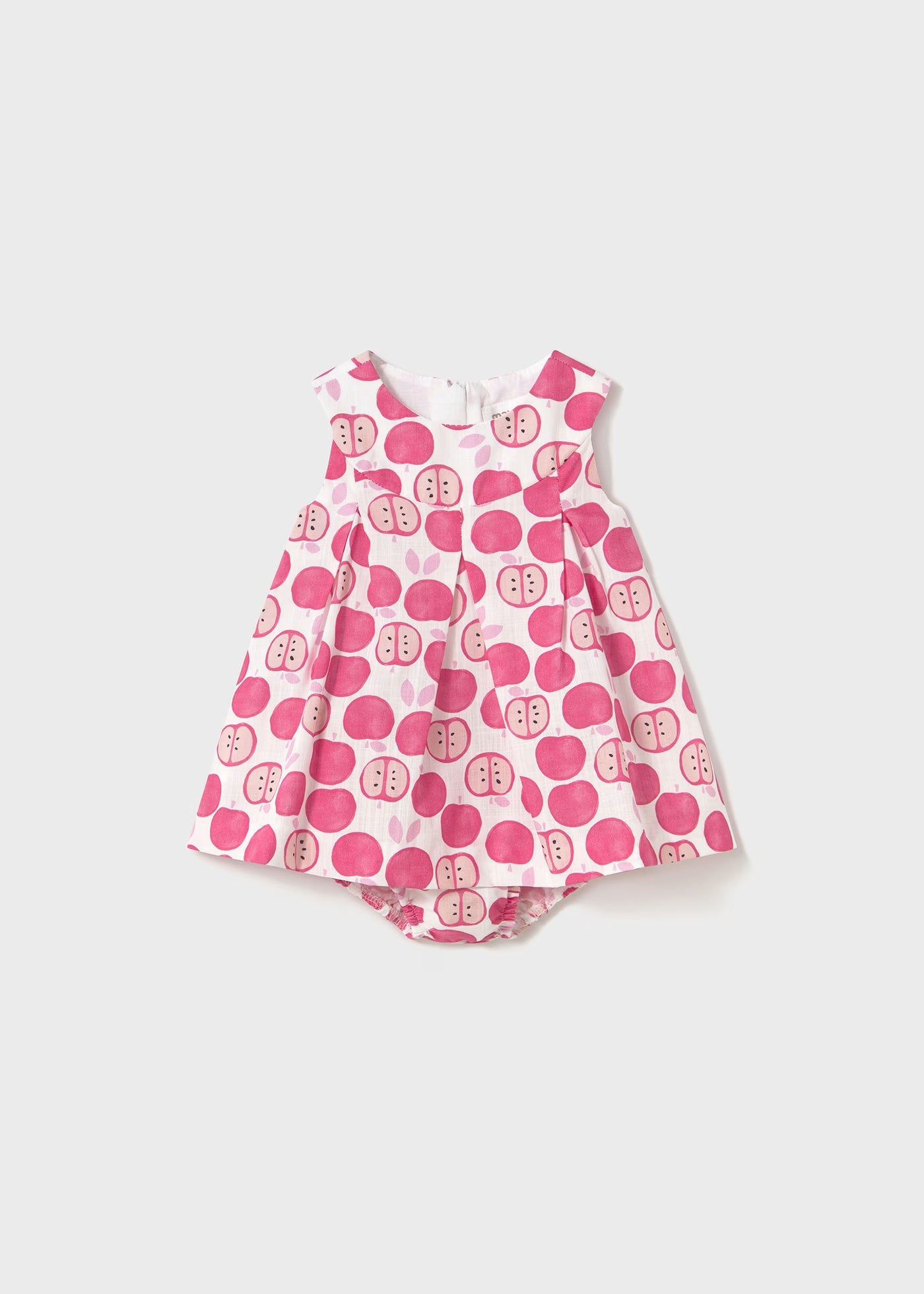 Vestito con copri pannolino neonata Mayoal Newborn fantasia frutta Mayoral Fucsia