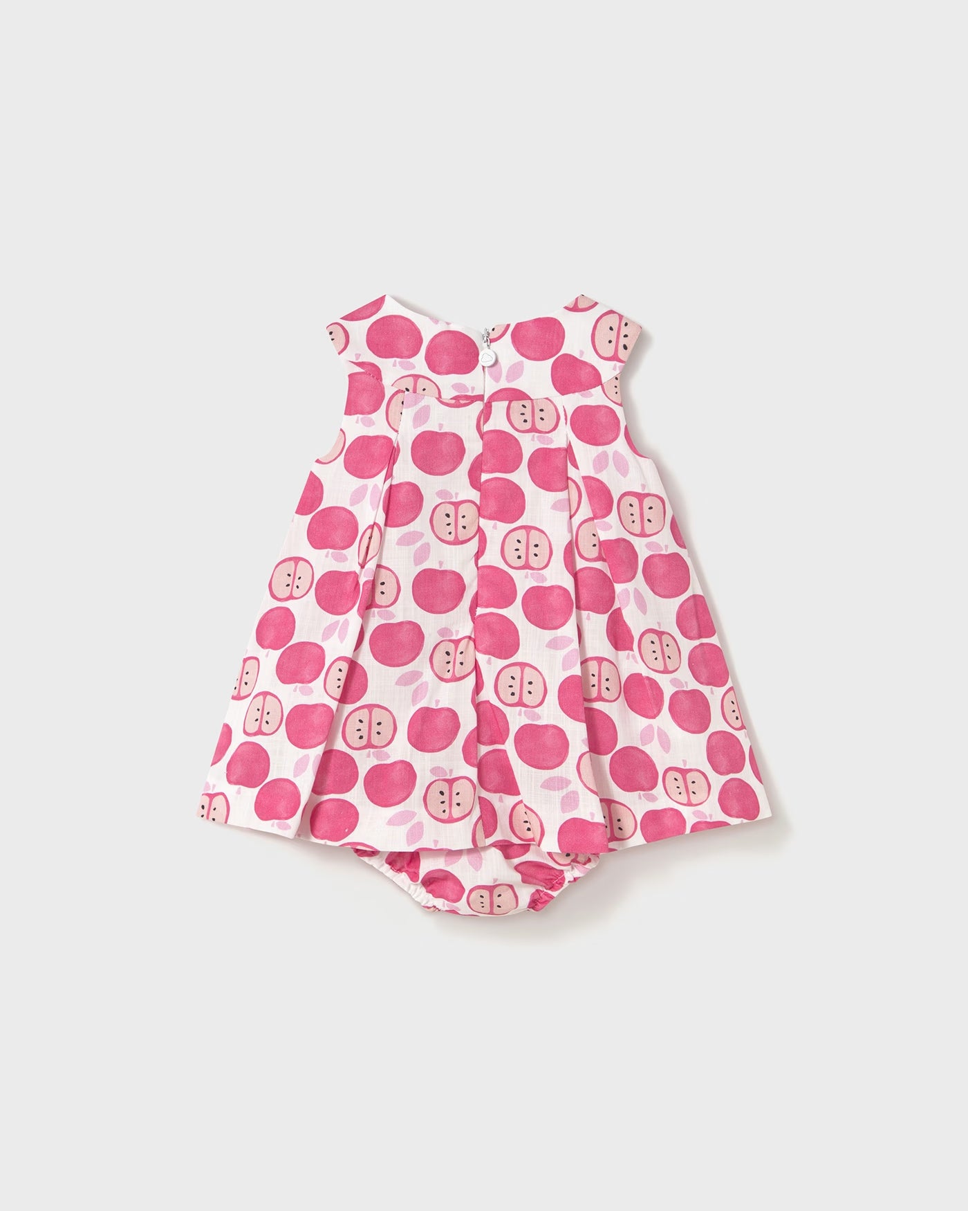 Vestito con copri pannolino neonata Mayoal Newborn fantasia frutta Mayoral Fucsia