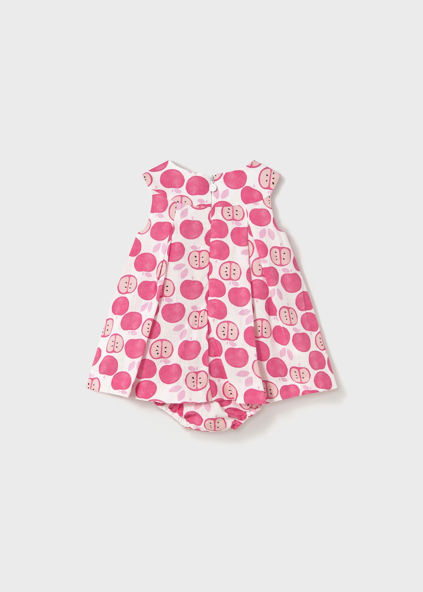 Vestito con copri pannolino neonata Mayoal Newborn fantasia frutta Mayoral Fucsia