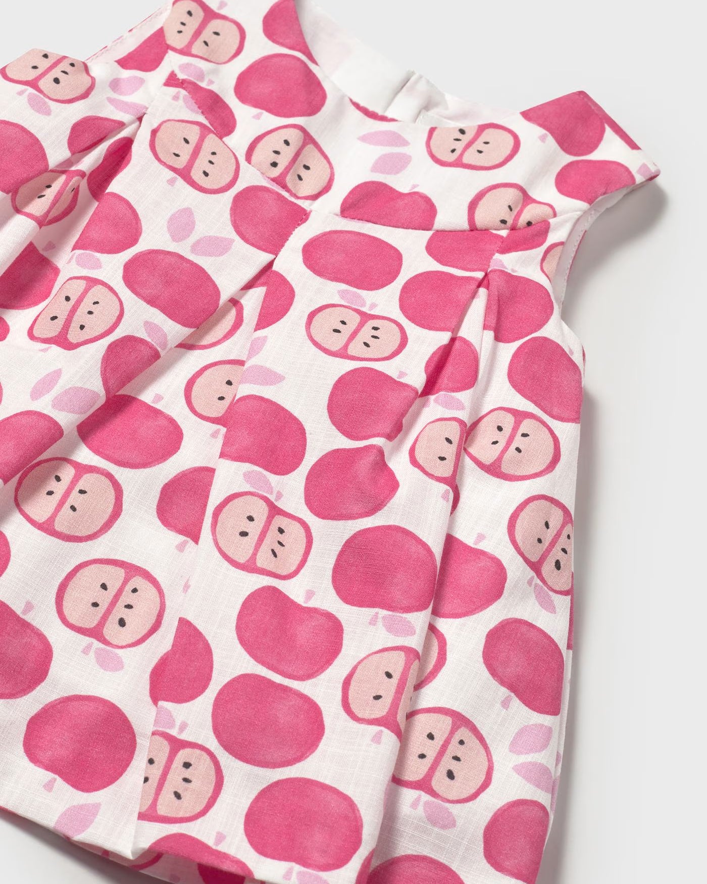 Vestito con copri pannolino neonata Mayoal Newborn fantasia frutta Mayoral Fucsia