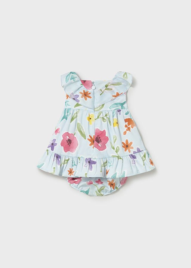 Vestito neonata floreale Mayoral con copripannolino Mayoral 0-1 Mesi 55cm