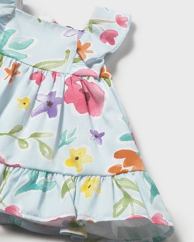 Vestito neonata floreale Mayoral con copripannolino Mayoral 0-1 Mesi 55cm