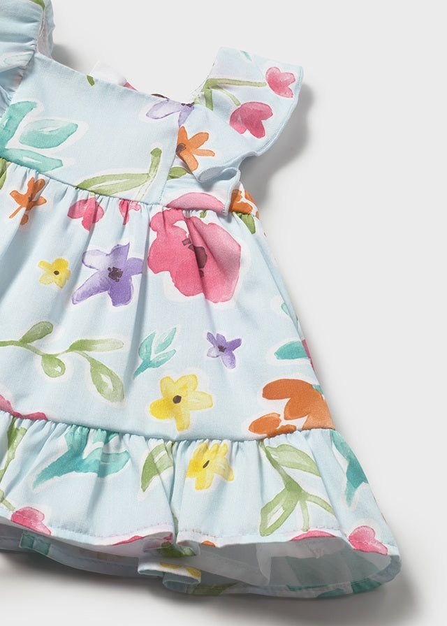 Vestito neonata floreale Mayoral con copripannolino Mayoral 0-1 Mesi 55cm