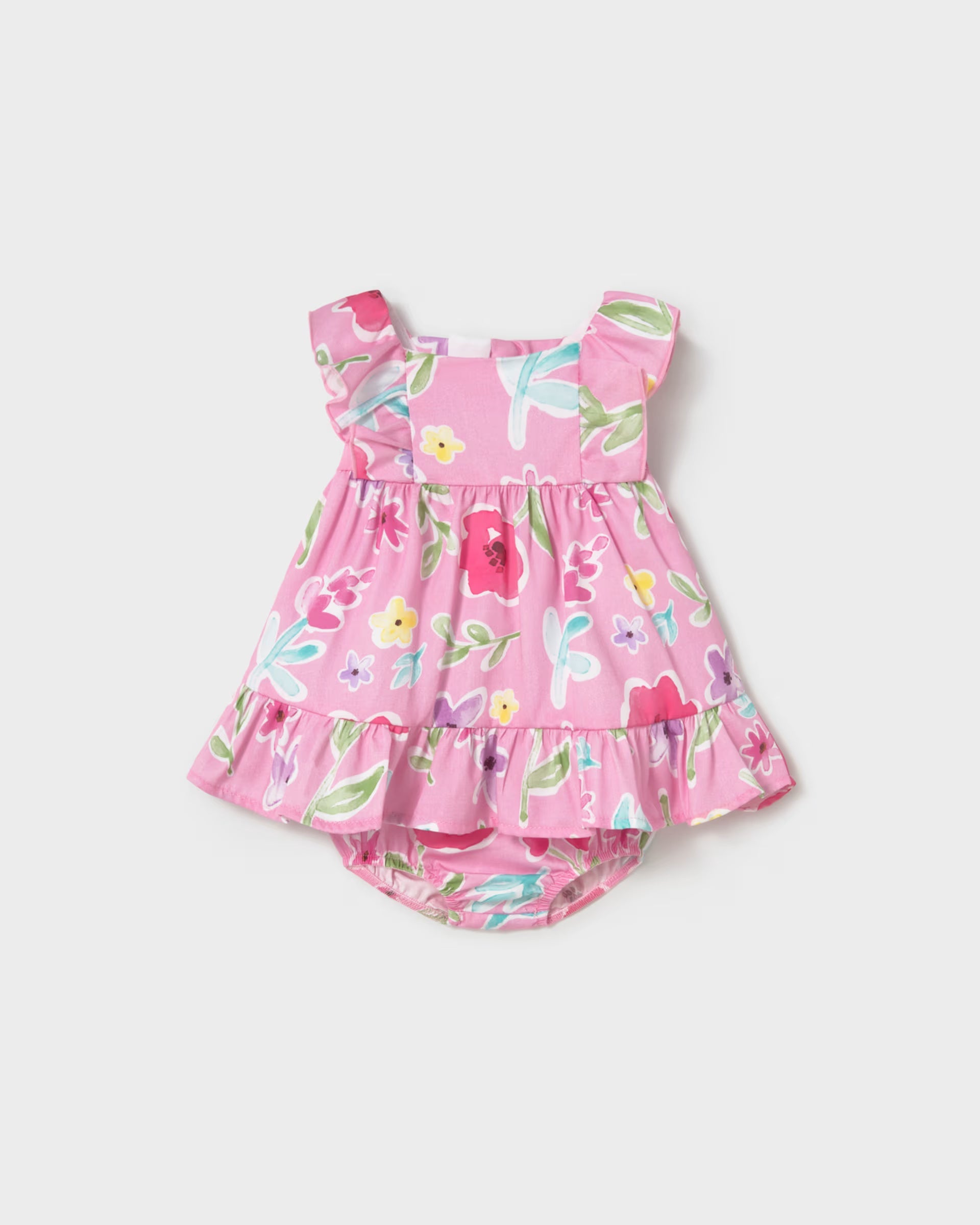 Vestito neonata Mayoral stampato con copripannolino Mayoral 0-1 Mesi 55cm