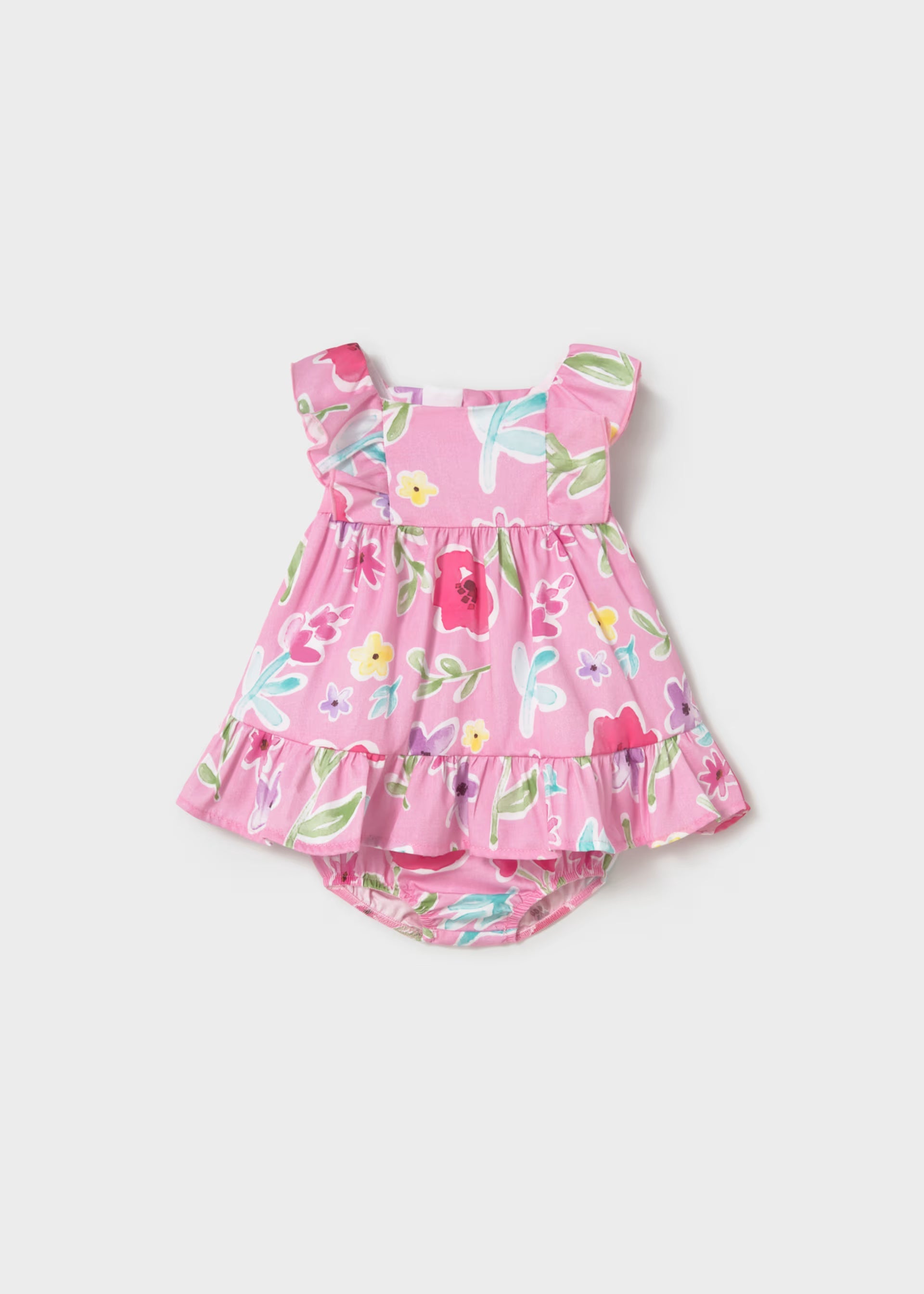 Vestito neonata Mayoral stampato con copripannolino Mayoral 0-1 Mesi 55cm