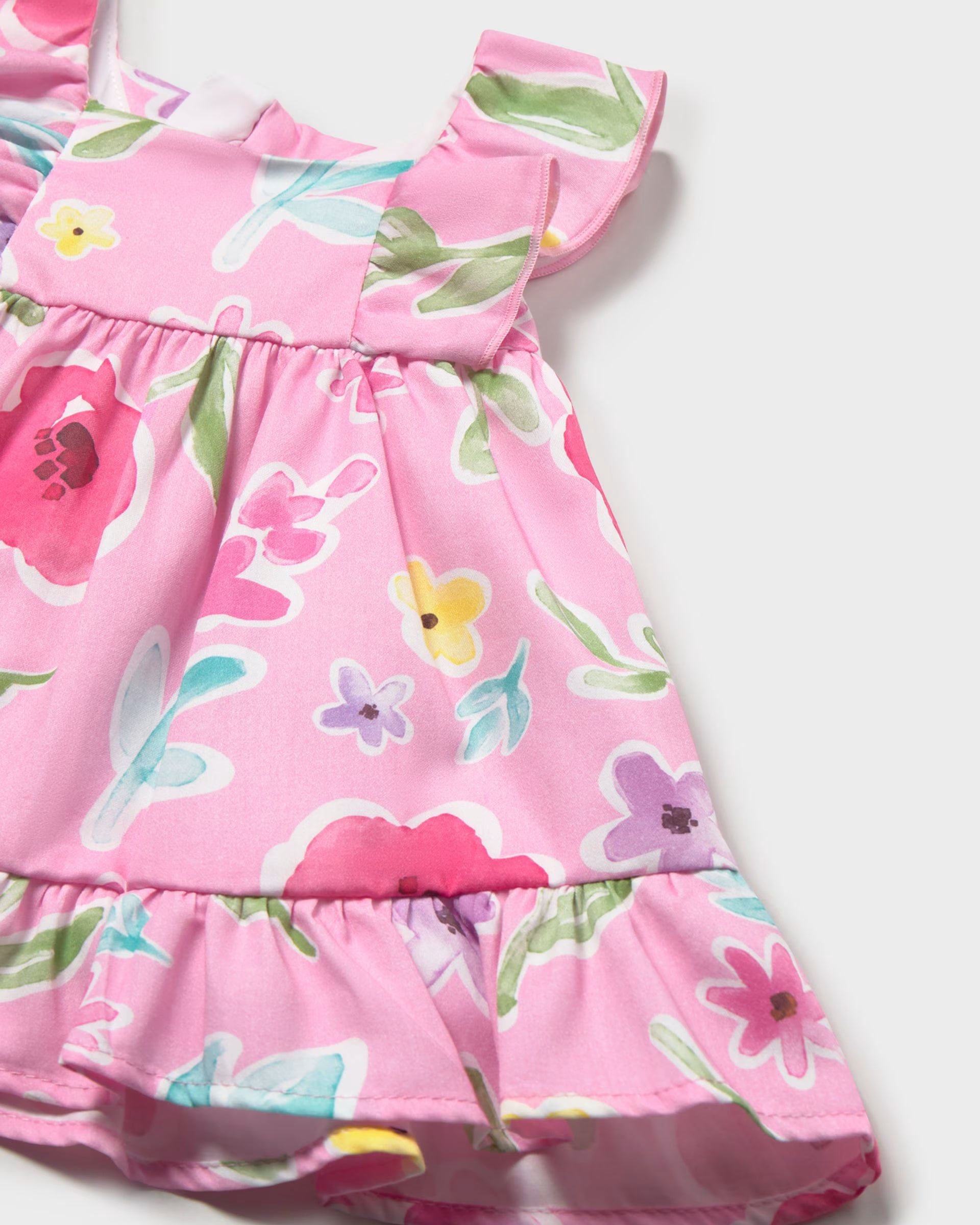 Vestito neonata Mayoral stampato con copripannolino Mayoral 0-1 Mesi 55cm