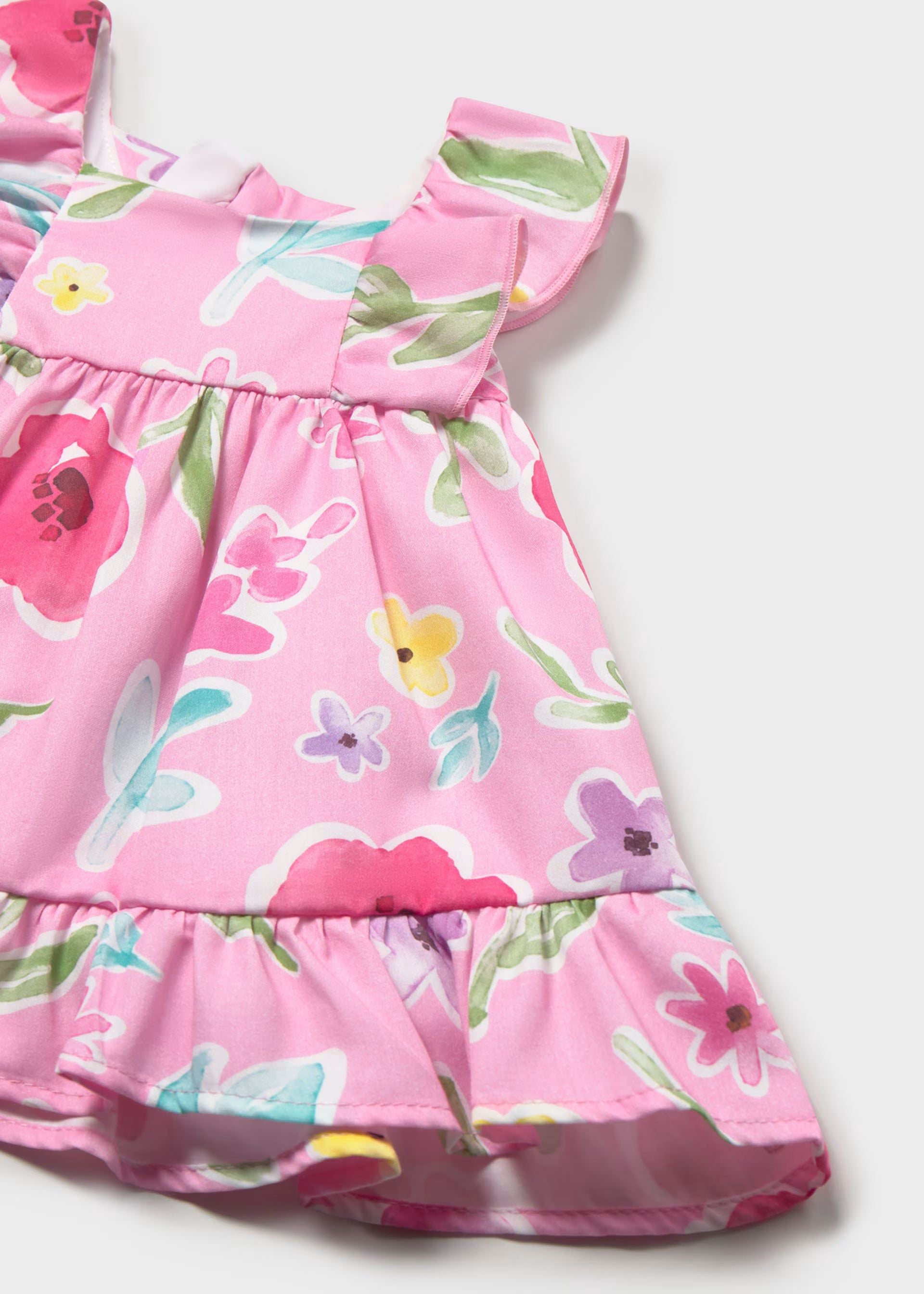 Vestito neonata Mayoral stampato con copripannolino Mayoral 0-1 Mesi 55cm