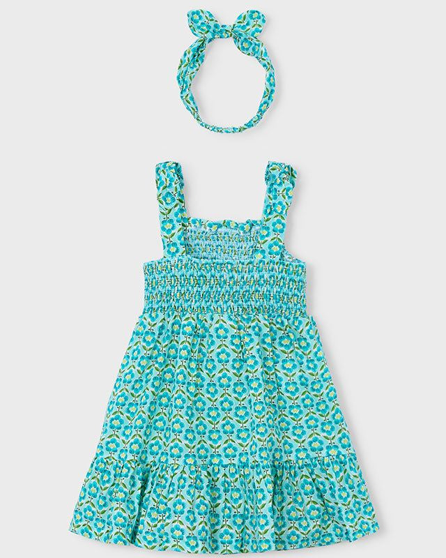 Vestito abbinato bambina Mayoral con stampa floreale Mayoral 2 Anni 92cm