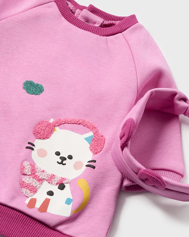 Vestito con fascetta casual neonata Mayroal Newborn rosa Mayoral Rosa