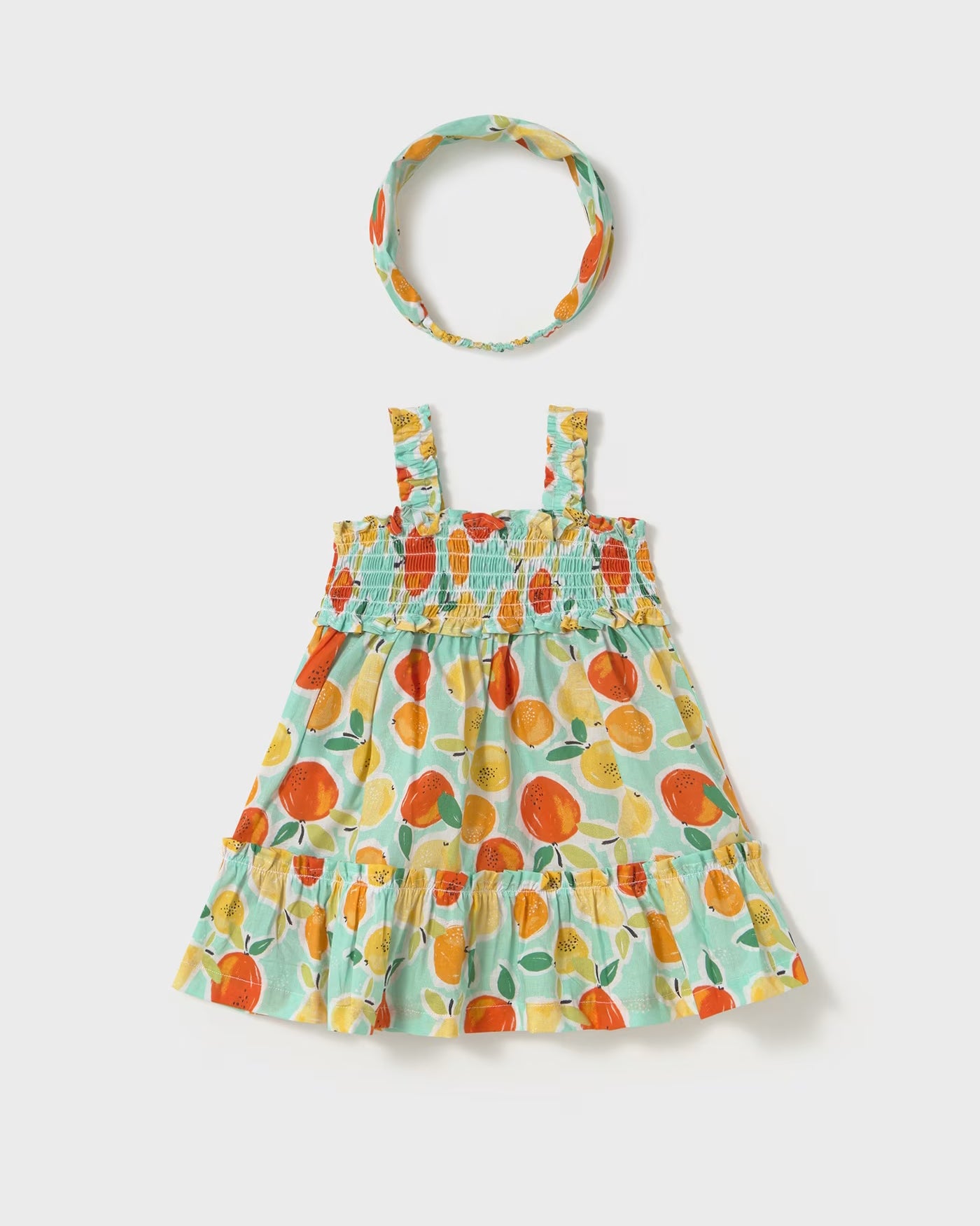 Vestito con fascia stampata neonata Mayoral frutta Acqua Mayoral 6 Mesi 68cm