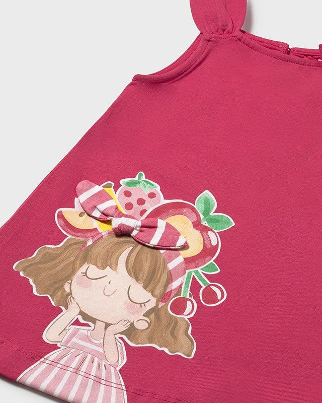 Vestito cotone neonata Mayoral con grafica frutta Mayoral 6 Mesi 68cm