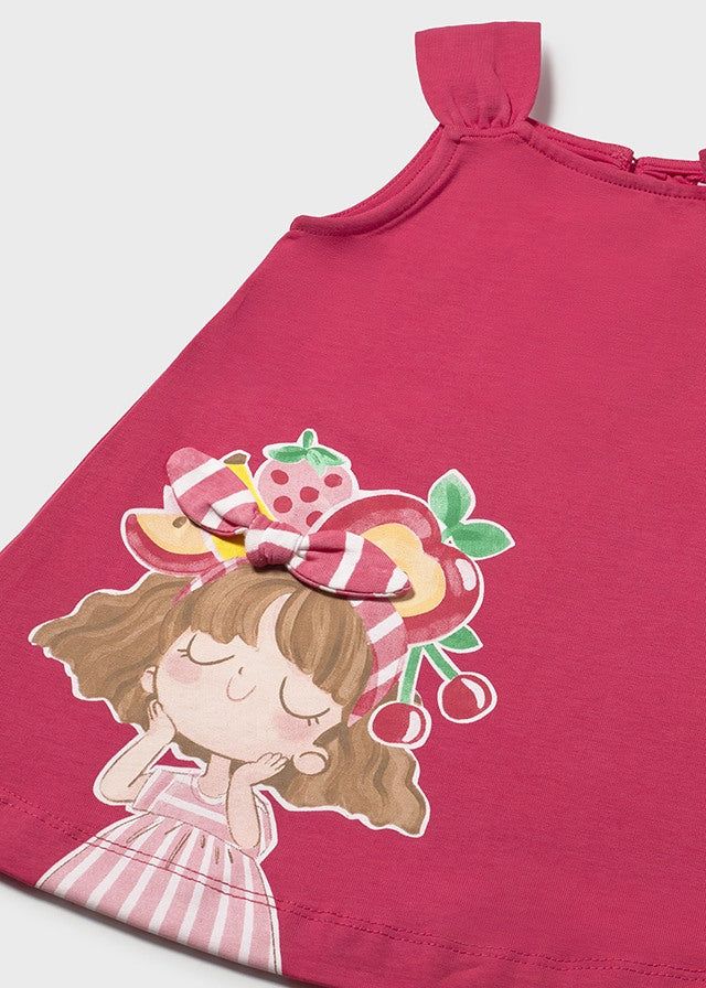Vestito cotone neonata Mayoral con grafica frutta Mayoral 6 Mesi 68cm