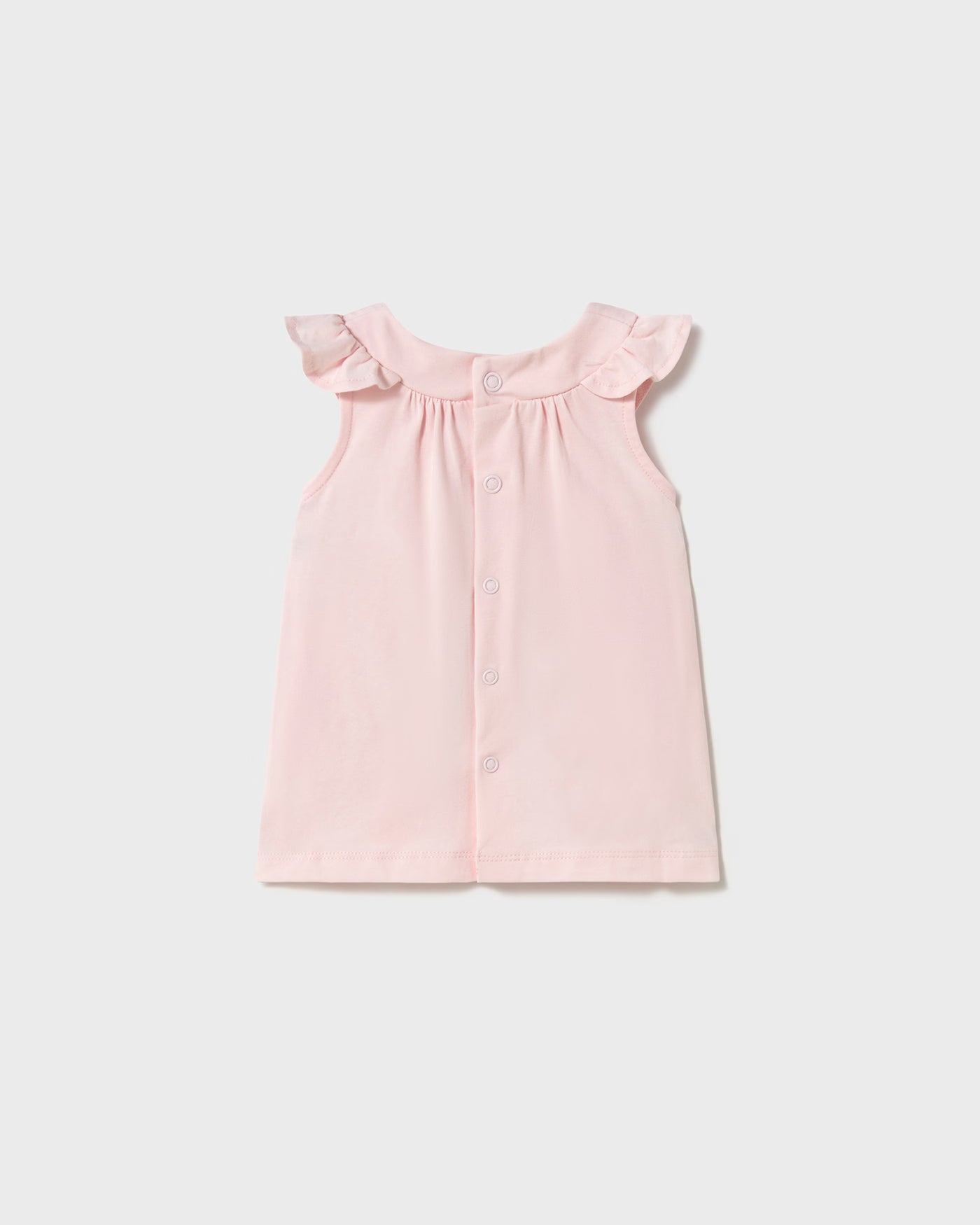 Vestito fresco cotone neonata Mayoral Newborn fiore rosa Mayoral Rosa