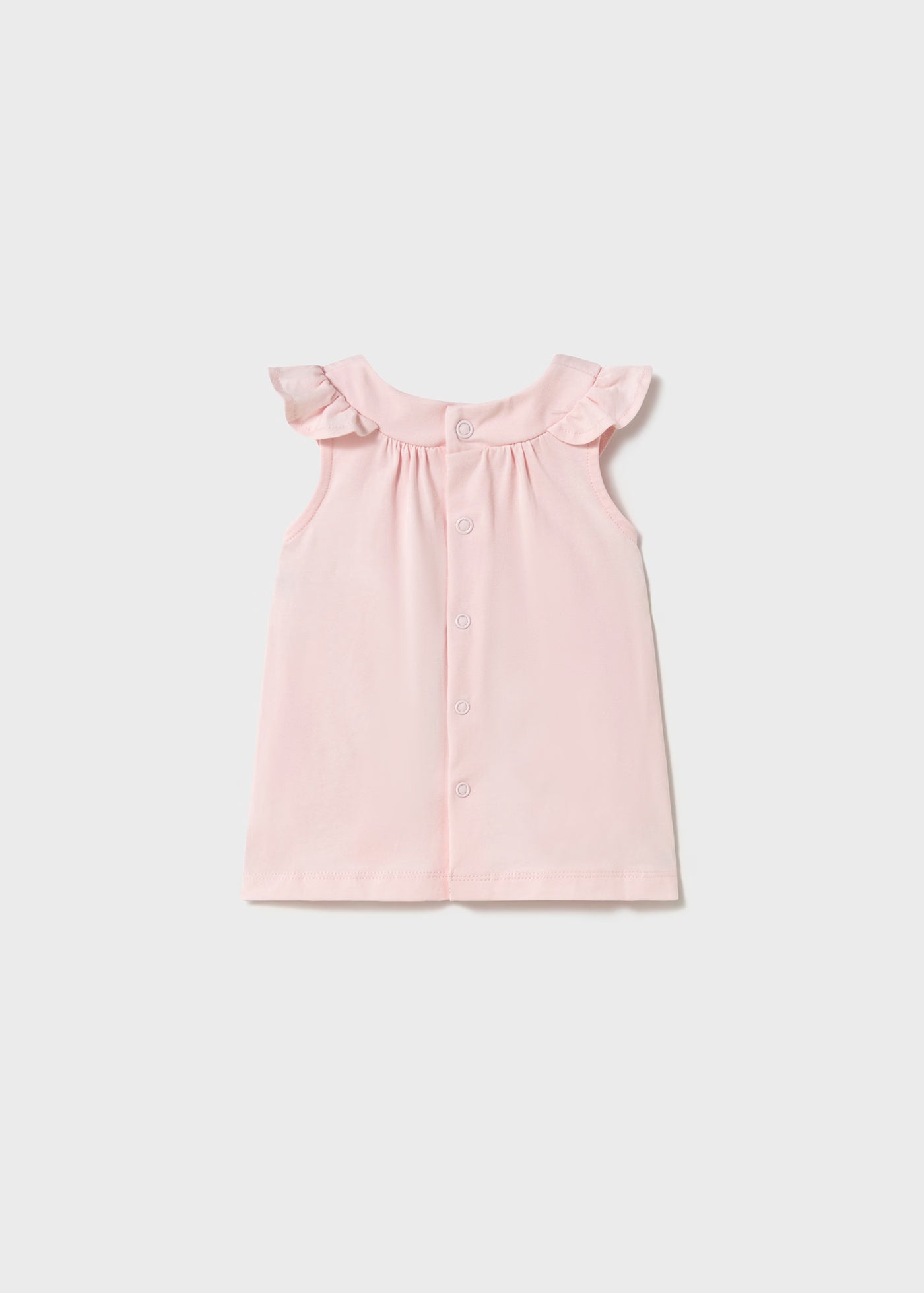 Vestito fresco cotone neonata Mayoral Newborn fiore rosa Mayoral Rosa