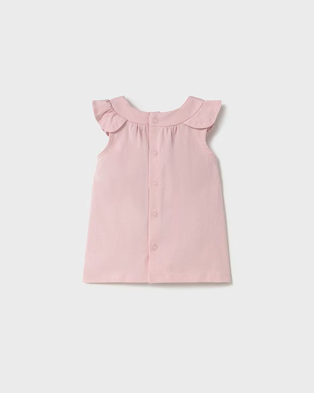 Vestito fresco cotone neonata Mayoral Newborn orsette rosa Mayoral Rosa
