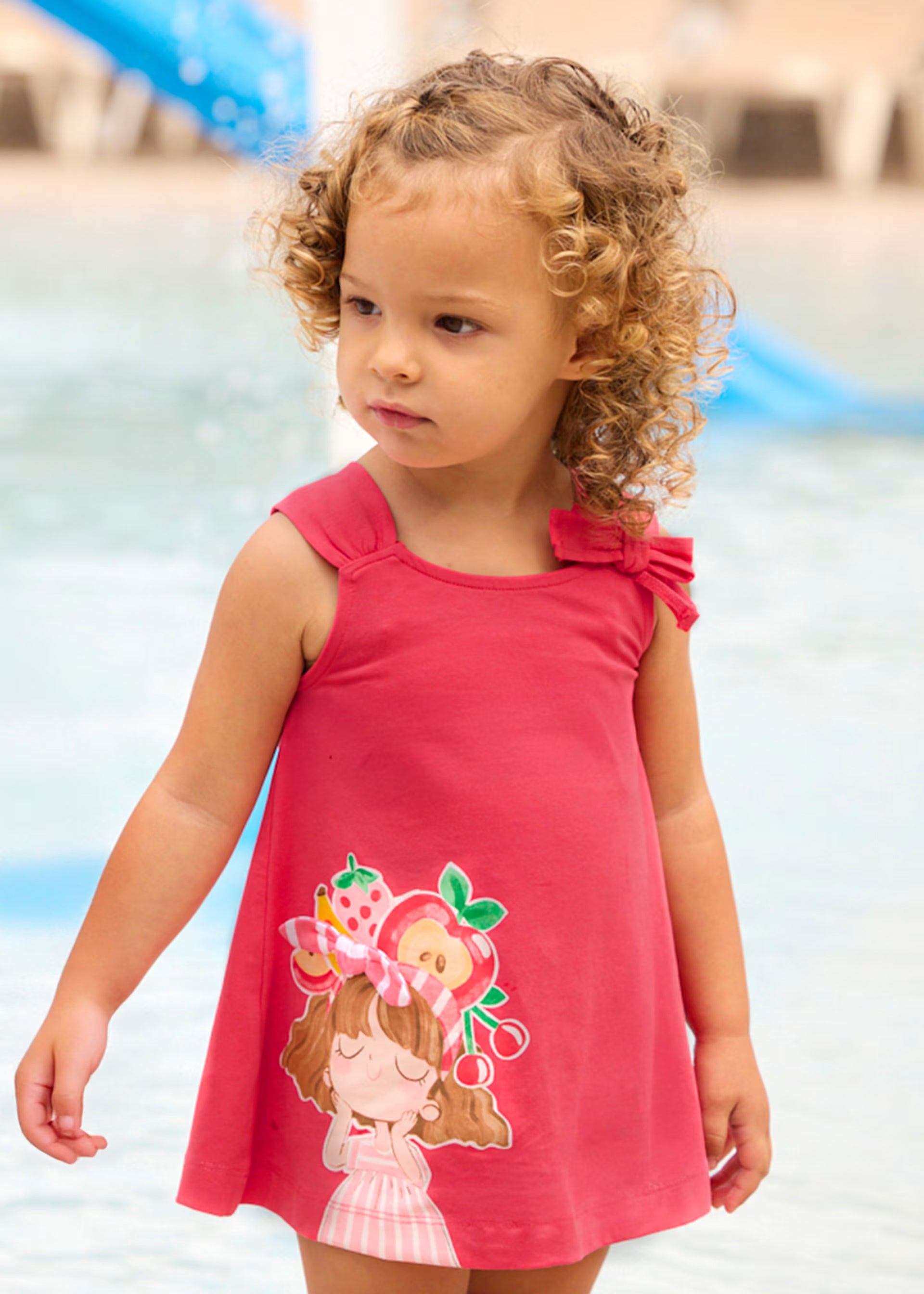 Vestito cotone neonata Mayoral con grafica frutta Mayoral 6 Mesi 68cm