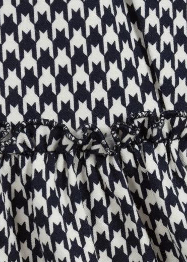 Vestito manica lunga bambina Mayoral fantasia blu marino - ErreGiModaBimbo