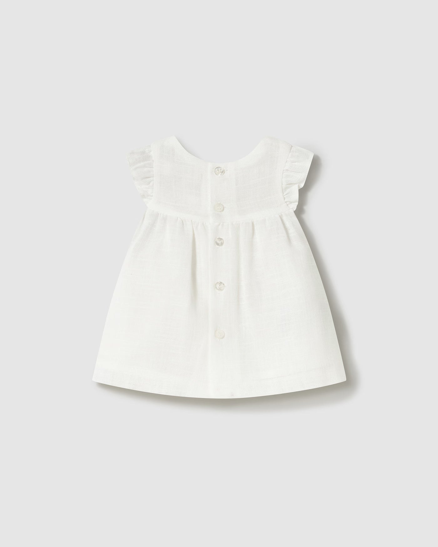 Vestito nido d'ape neonata Mayoral color panna Mayoral Panna