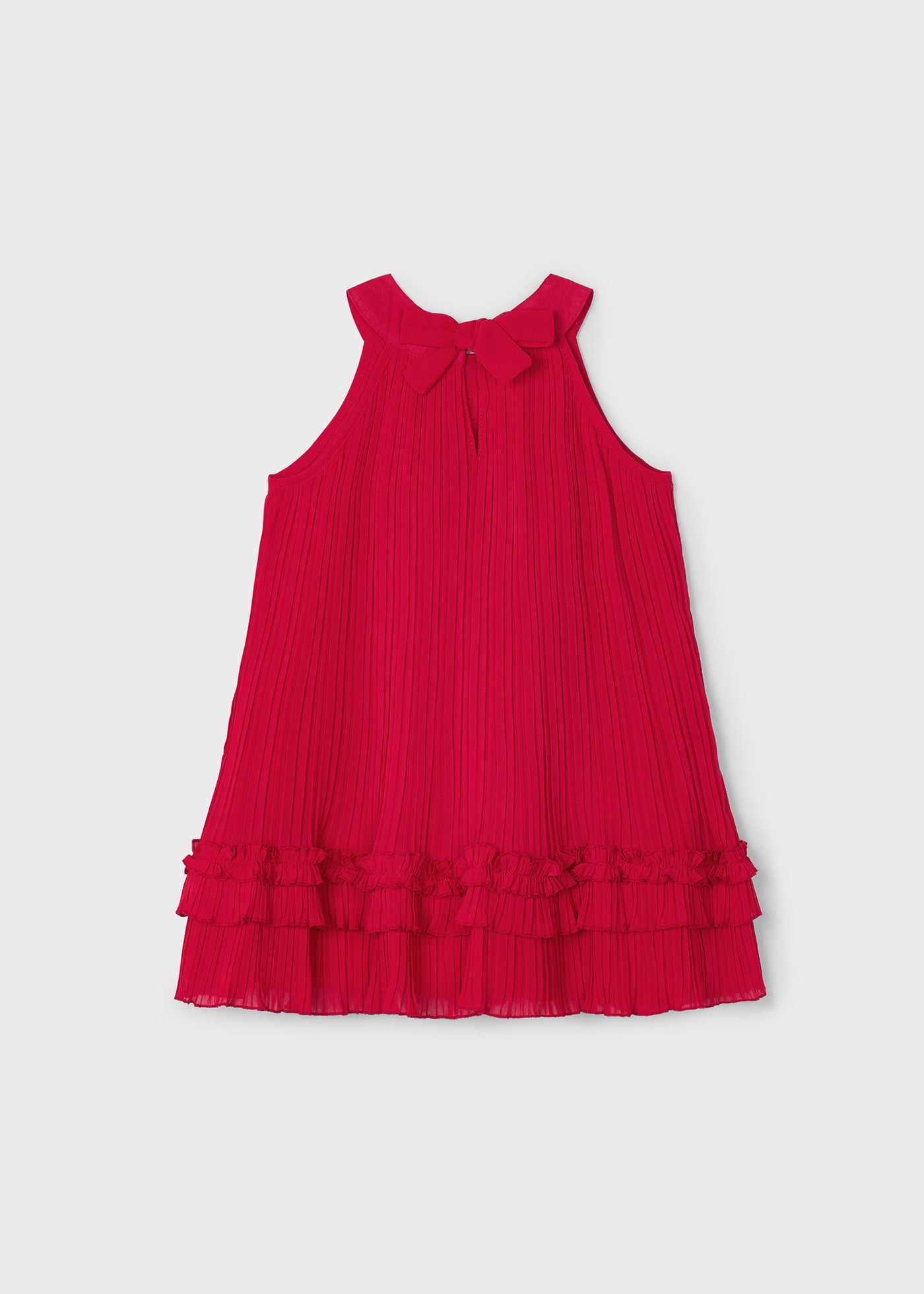 Vestito plissettato bambina Mayoral rosso Mayoral Rosso
