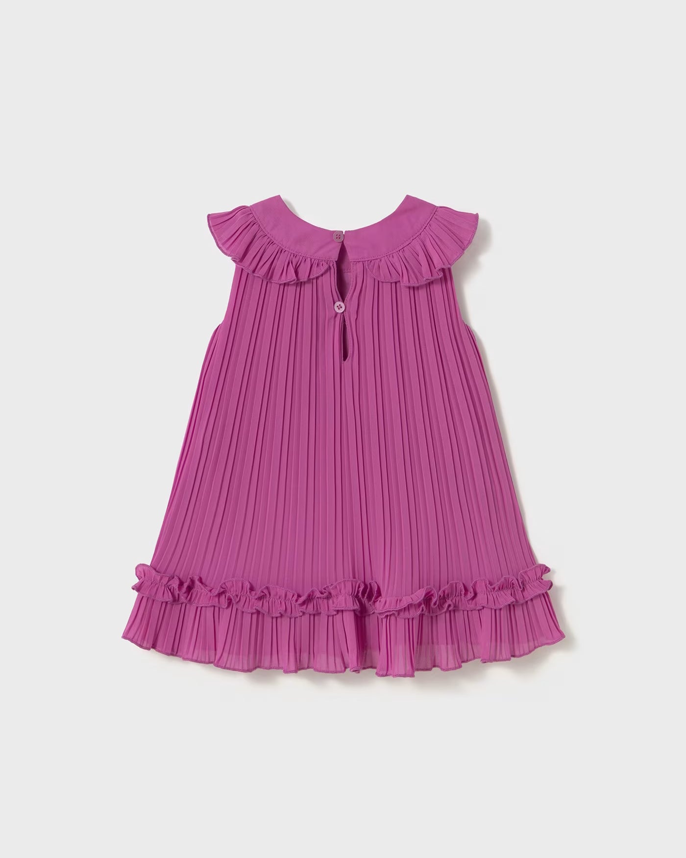Vestito plissettato chiffon neonata Mayoral malva Mayoral Malva