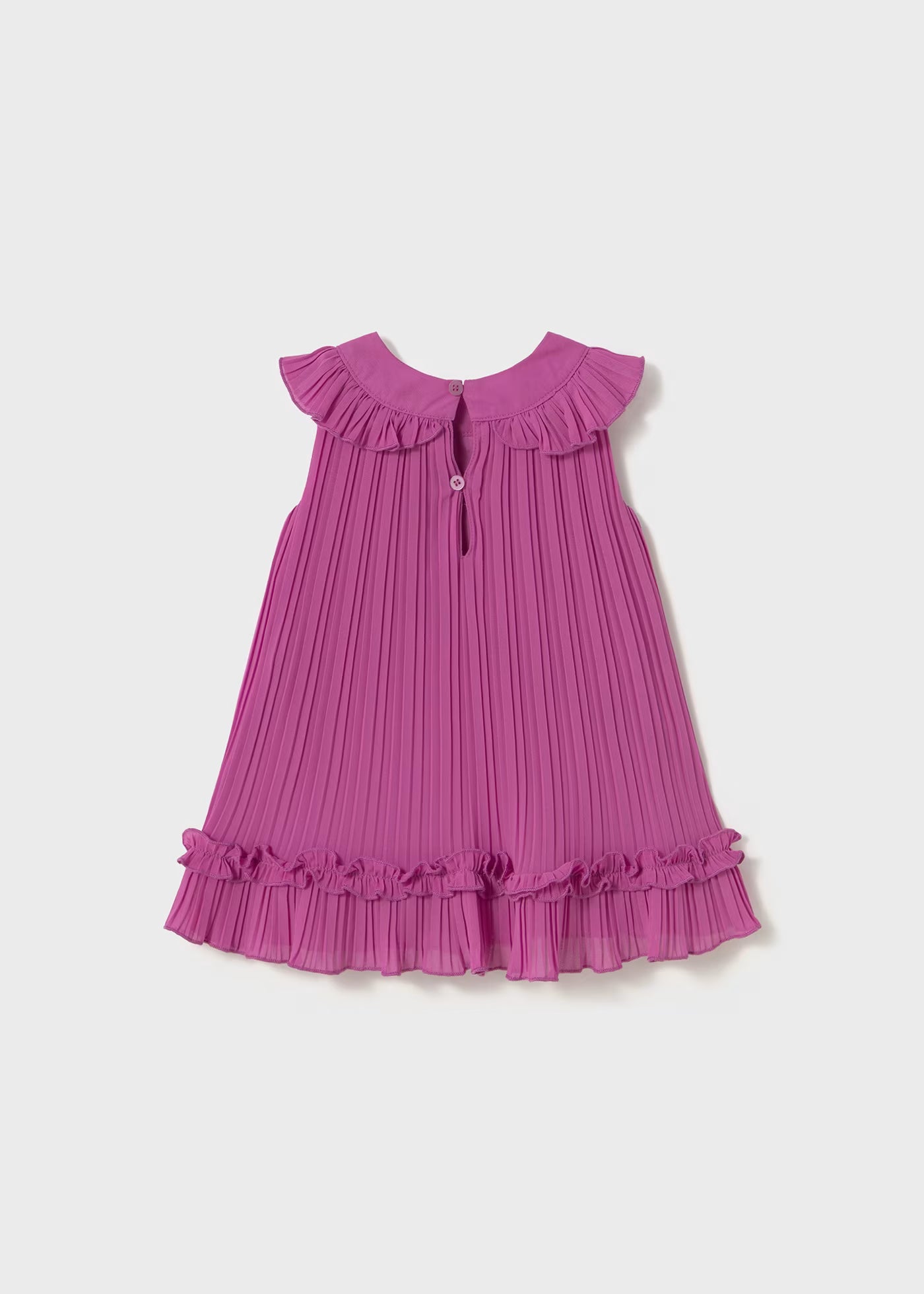 Vestito plissettato chiffon neonata Mayoral malva Mayoral Malva