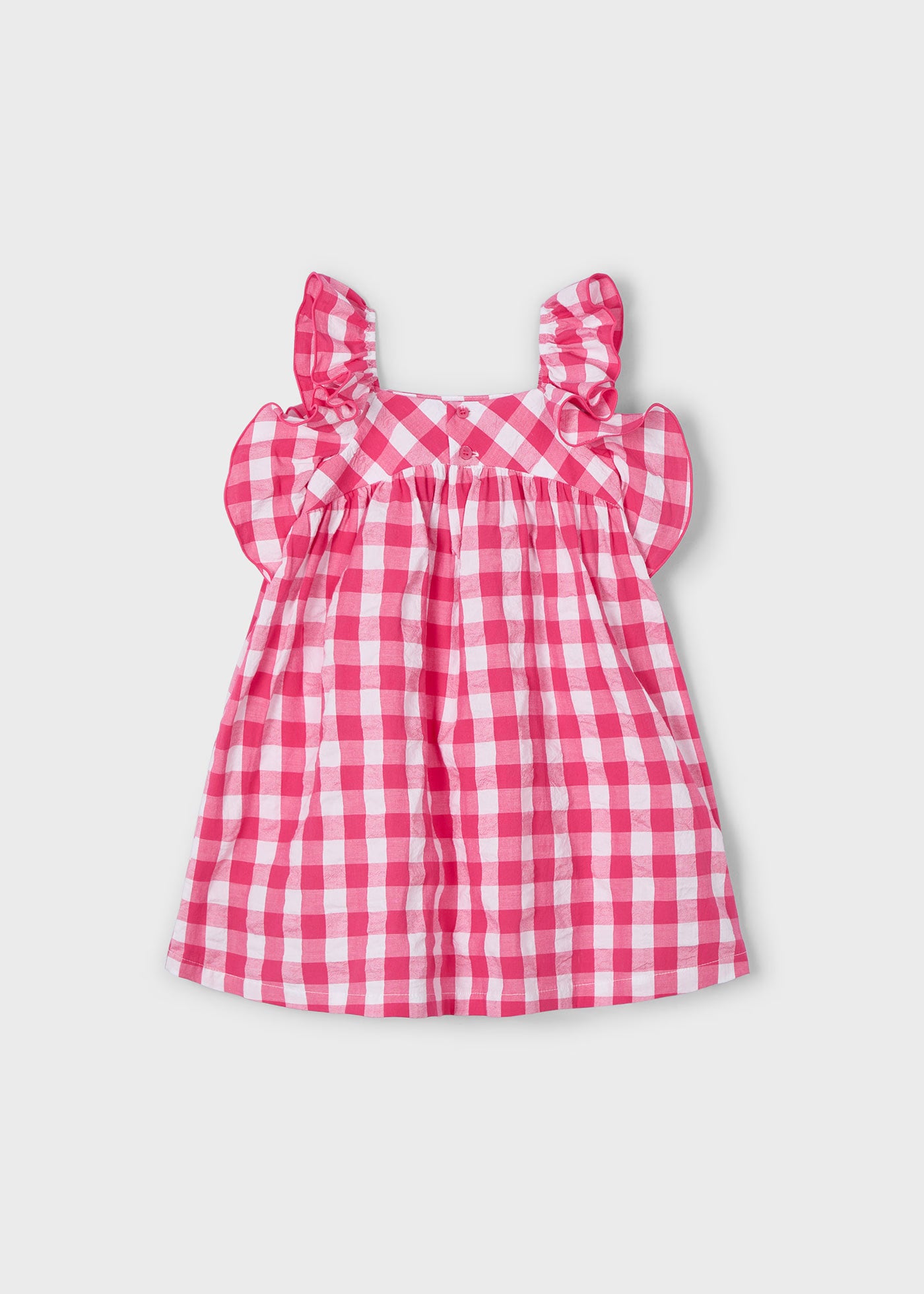 Vestito quadri vichy bambina Mayoral rosa peonia Mayoral Rosa