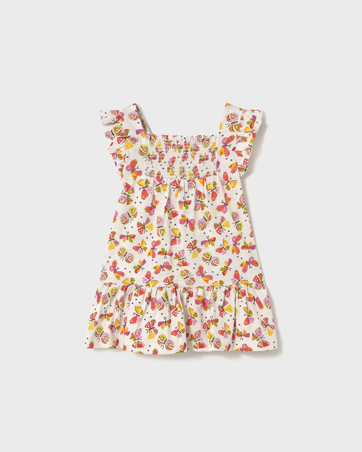 Vestito stampata neonata Mayoral fantasia farfalle Mayoral Arancione