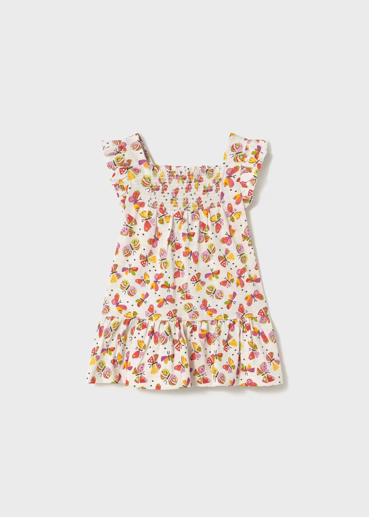 Vestito stampata neonata Mayoral fantasia farfalle Mayoral Arancione