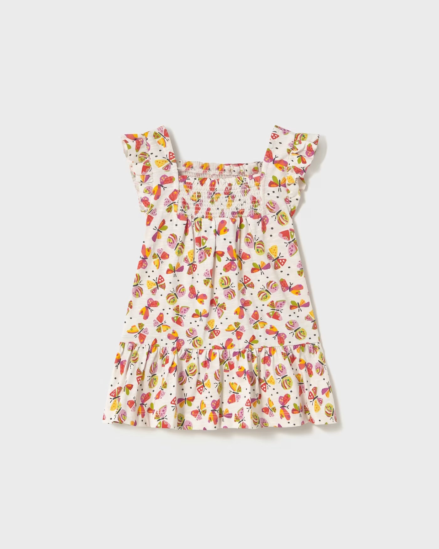 Vestito stampata neonata Mayoral fantasia farfalle Mayoral Arancione