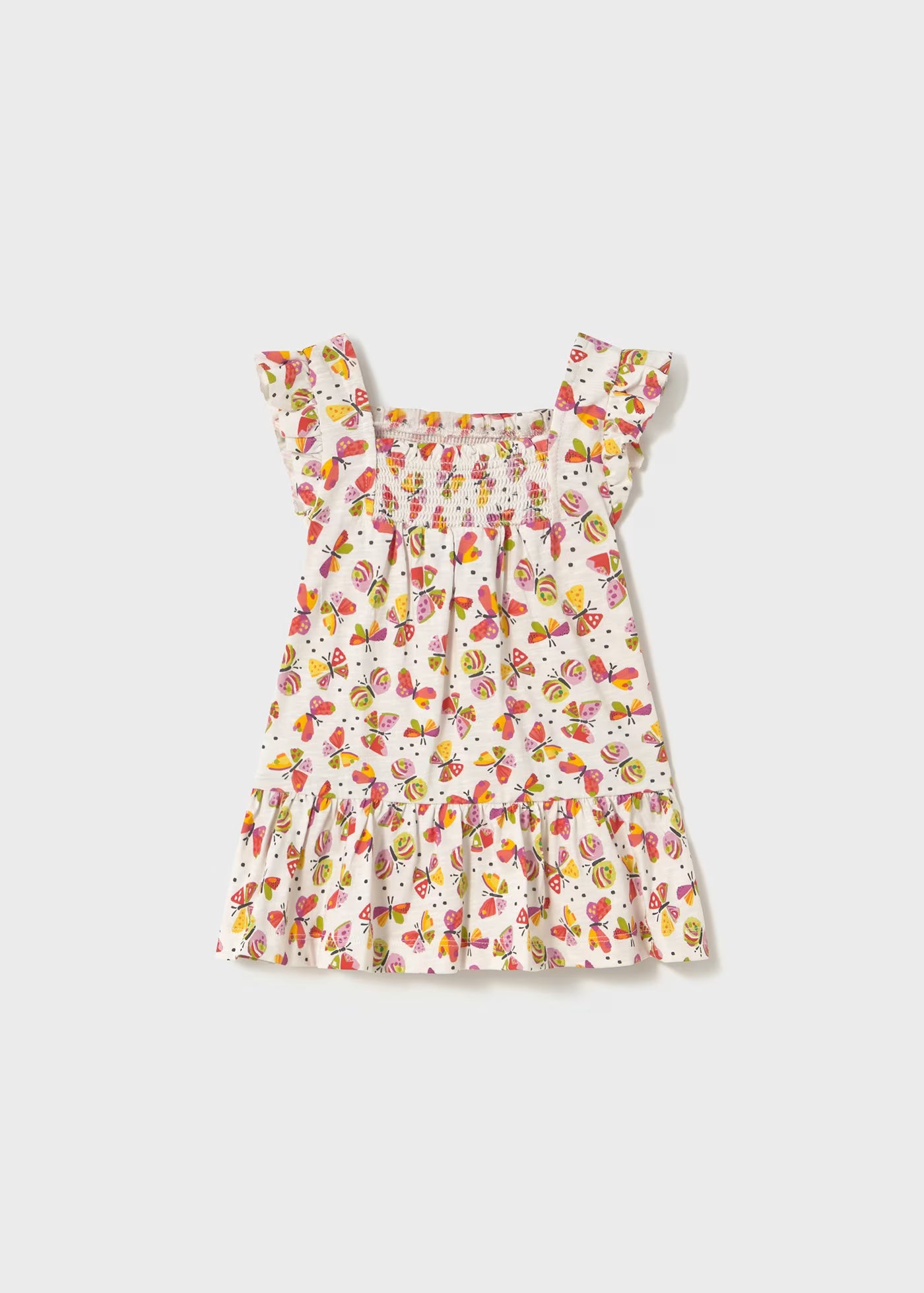 Vestito stampata neonata Mayoral fantasia farfalle Mayoral Arancione