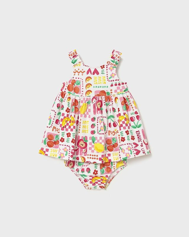 Vestito neonata copripannolino ibisco frutta Mayoral Mayoral 6 Mesi 68cm