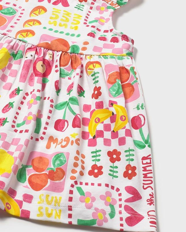 Vestito neonata copripannolino ibisco frutta Mayoral Mayoral 6 Mesi 68cm