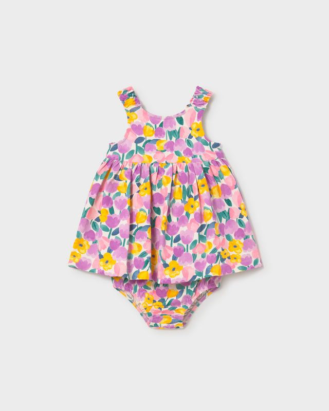 Vestito neonata con copripannolino Mayoral tulipani Mayoral 6 Mesi 68cm