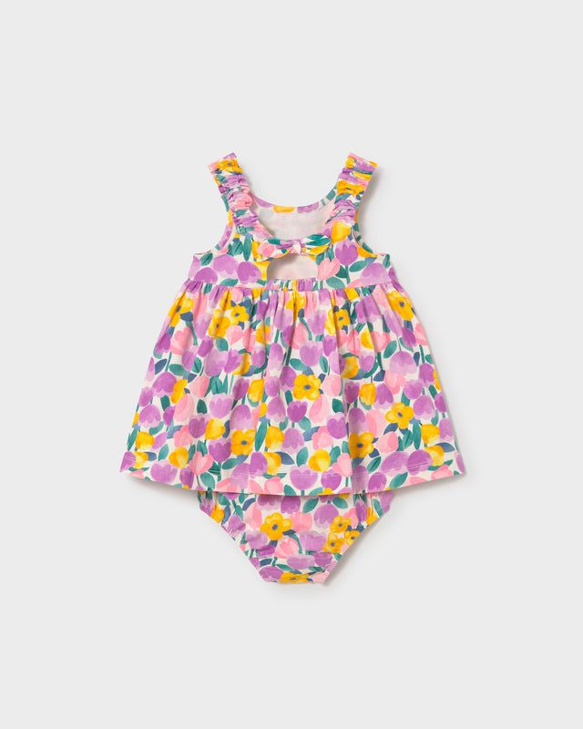 Vestito neonata con copripannolino Mayoral tulipani Mayoral 6 Mesi 68cm