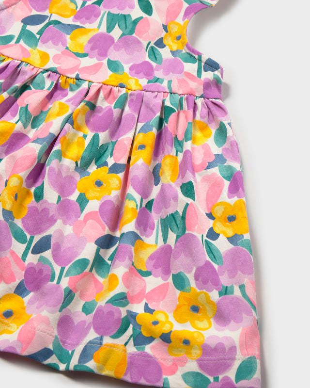 Vestito neonata con copripannolino Mayoral tulipani Mayoral 6 Mesi 68cm