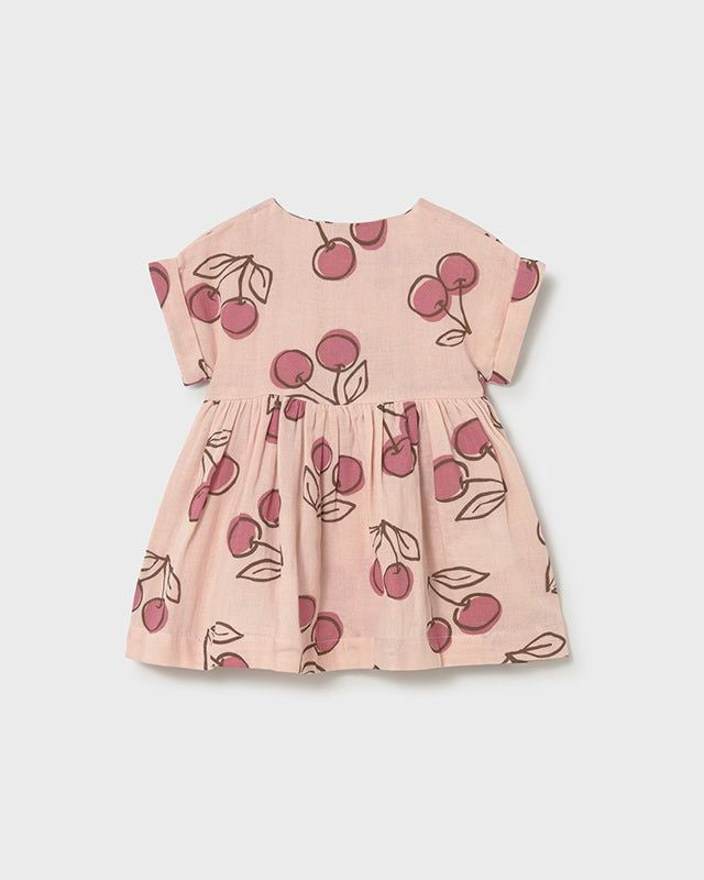Vestito neonata Mayoral con stampa ciliegie rosa Mayoral 6 Mesi 68cm