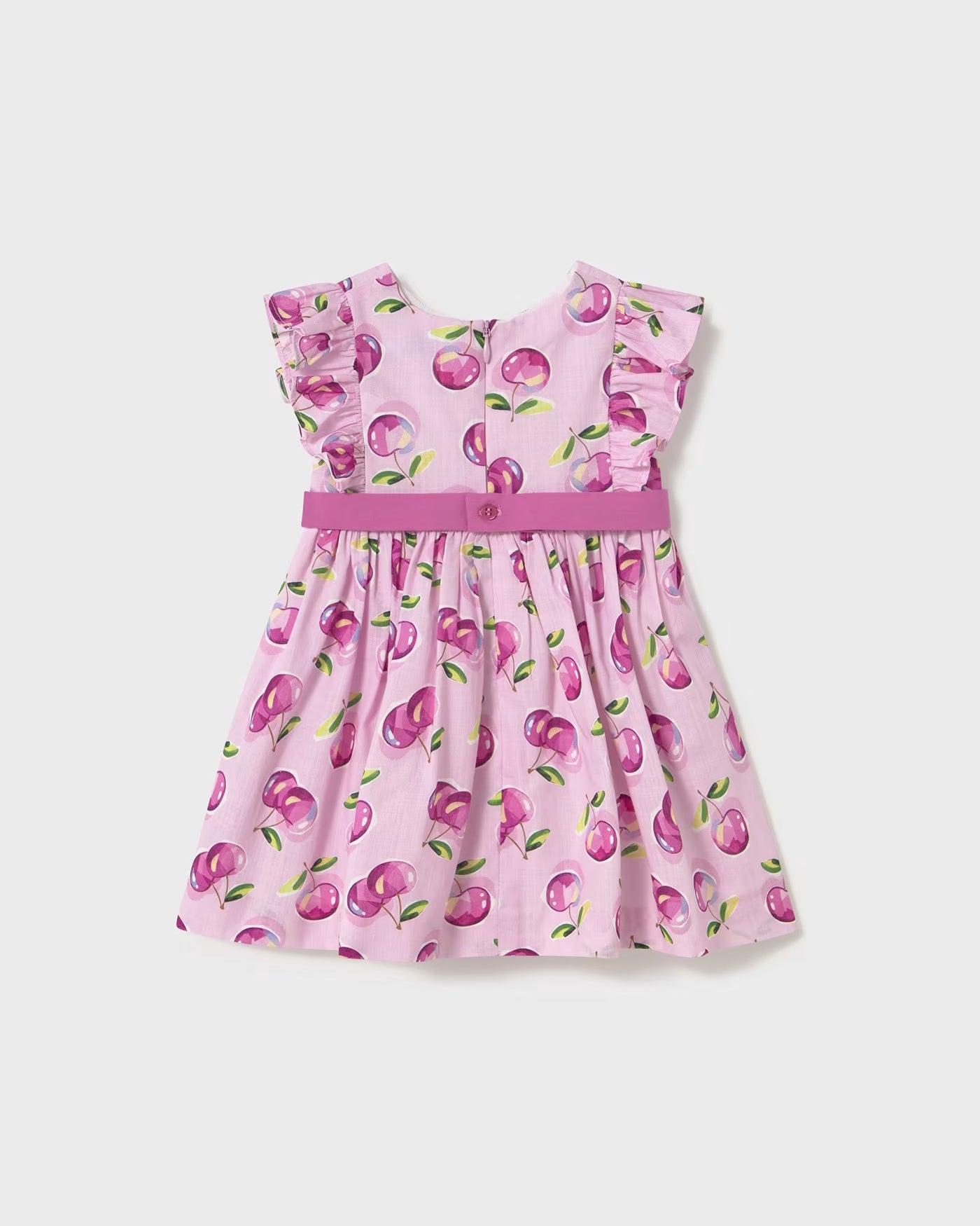 Vestito stampato neonata Mayoral stampa frutta malva Mayoral Malva