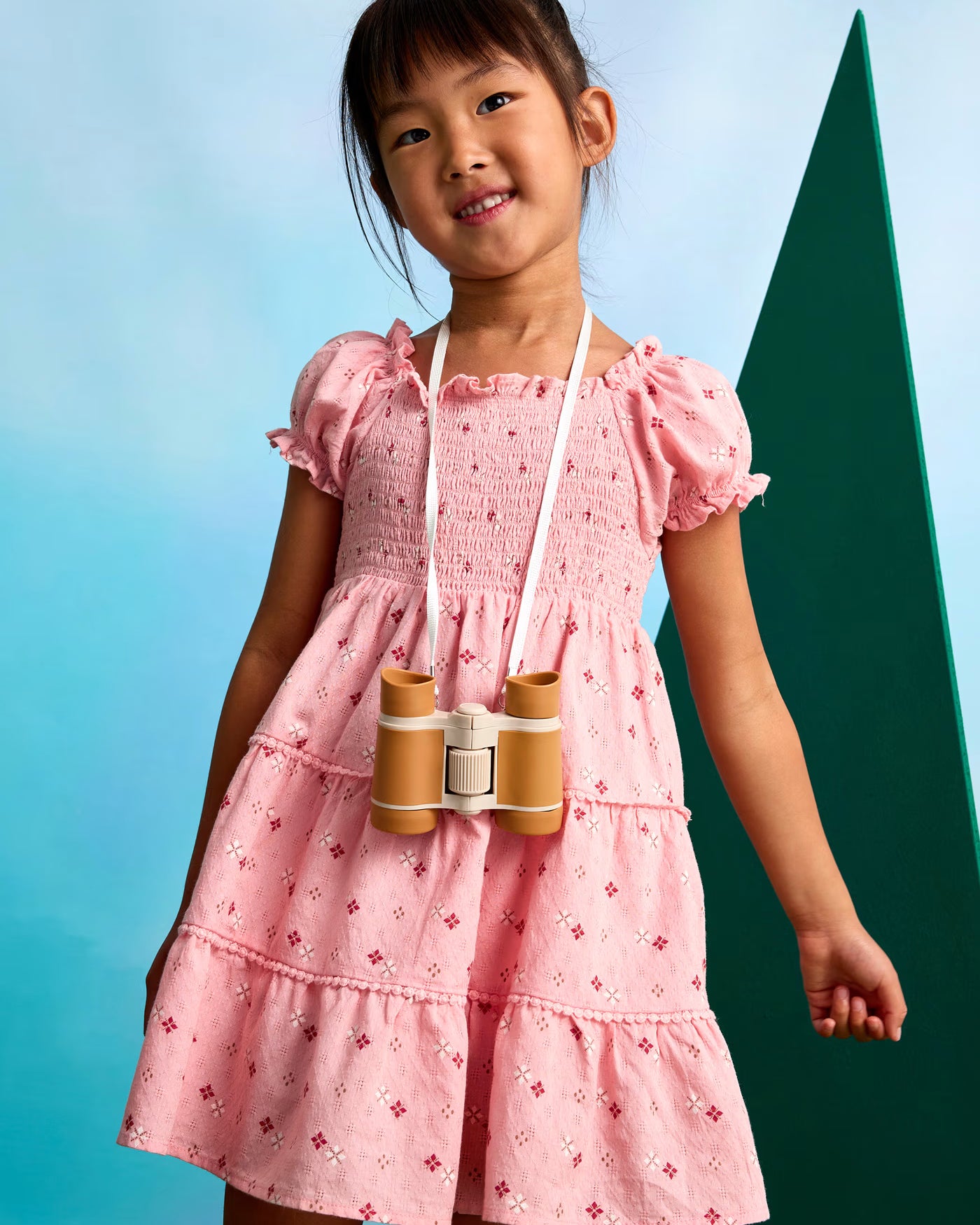 Vestito stampato nido d'ape bambina Mayoral rosa Mayoral 2 Anni 92cm